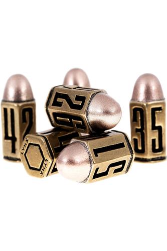 Bullet Metal Dice Set