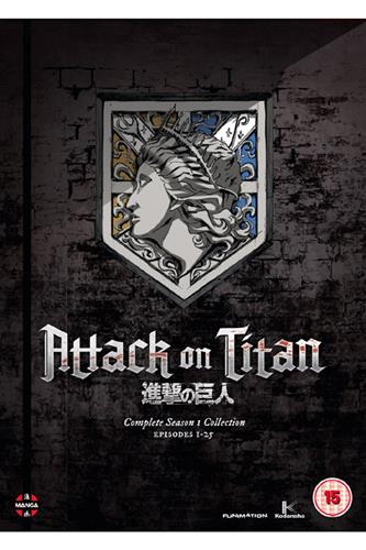 Attack on Titan - Season 1 (Ep. 1-25) DVD