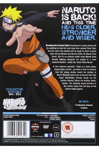 Naruto Shippuden - Complete Series 3 (Ep. 101-153) DVD