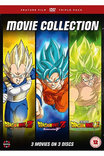 Dragon Ball: Movie Trilogy - Battle of Gods/Resurrection F/Broly (DVD)