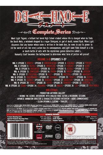 Death Note - Complete (Ep. 1-37) DVD