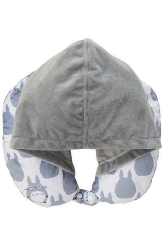 My Neighbor Totoro - Totoro Grå Nakkepude med Hætte