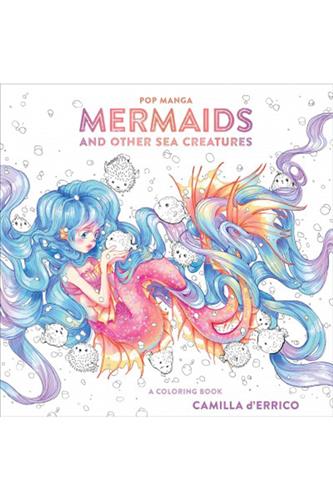 Pop Manga Mermaids & Other Sea Creatures Coloring Book