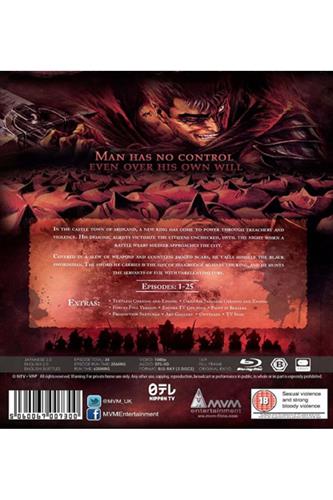 Berserk TV Series Season 1 Episodes 1-25 HDVD-9 (ALL REGIONS) Missing Disc 1