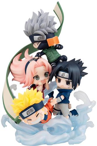 Naruto Shippuden - Gather here, Team 7 Pvc Statue 13cm