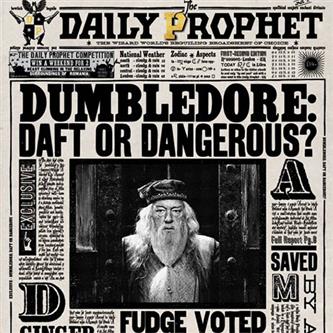 Harry Potter - Dumbledore, Postkort