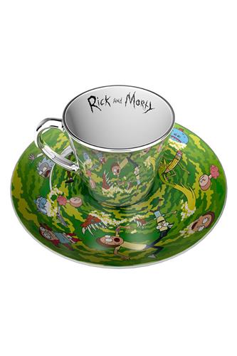 Rick & Morty - Portal Tekop med Spejleffekt