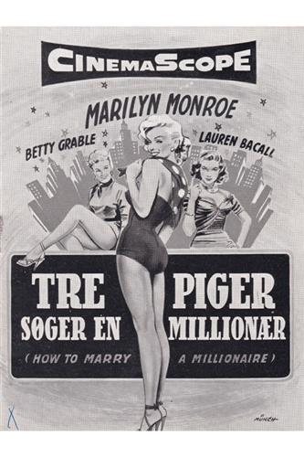 Tre Pige Søger en Millionær - 1955 