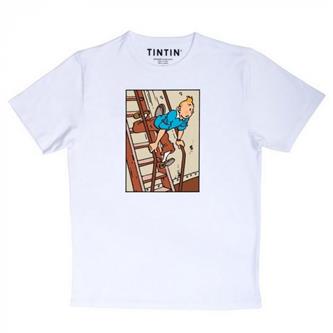 T-Shirt Tintin - Tintin på trapper