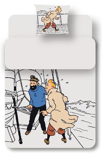 Sengetøj - Tintin Høj Sø, lysegråt