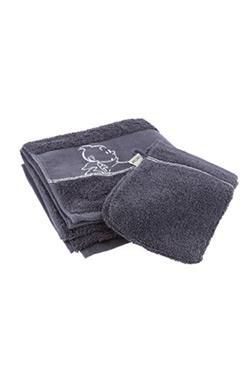 Badehåndklæde & Vaskeklud, grå