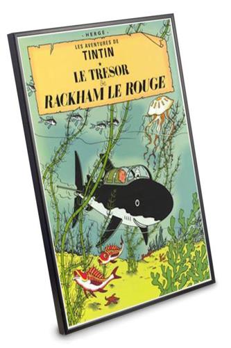 Rackham den rødes skat / Rackham Le Rouge - Plakat med Ramme - 50 x 70 ...