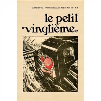 Plakat - Le Petit Vingtième: Tintin i Amerika (1932)