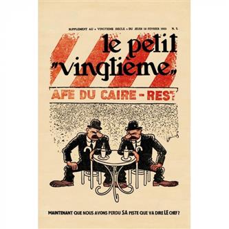Plakat - Le Petit Vingtième: Faraos Cigarer (1933)