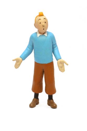 Tintin i sin blå jumper