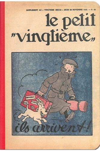 Tintin med rejsekuffert