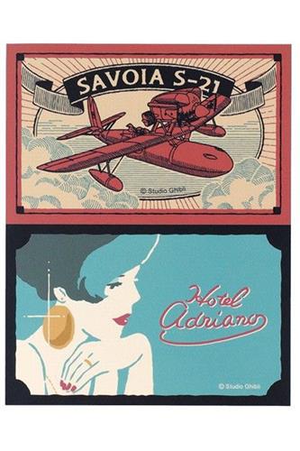 Poroc Rosso - Savoia & Gina Klistermærker