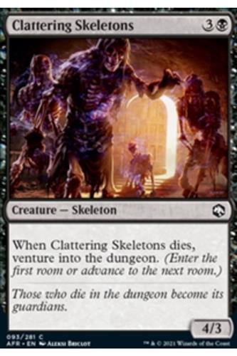 Clattering Skeletons