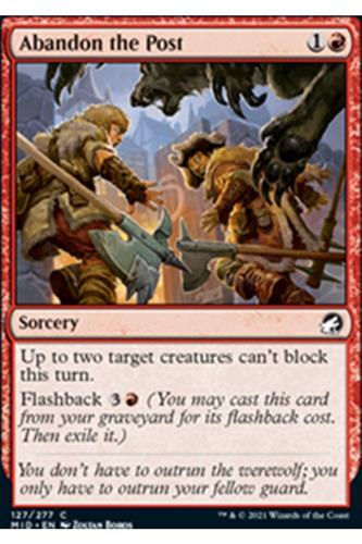 Abandon the Post