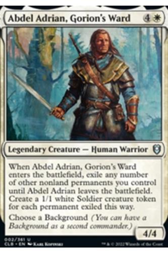 Abdel Adrian, Gorion's Ward