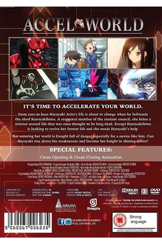 Accel World - Complete (Ep. 1-24) DVD