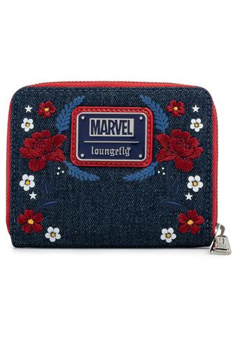 Captain America - Floral Shield Loungefly Pung