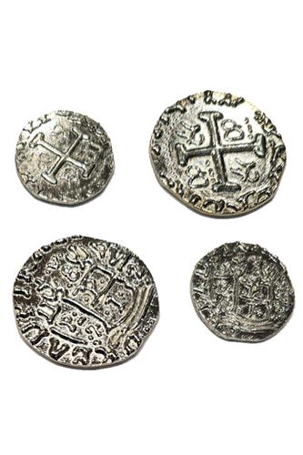 Mønt (metal 20mm) Sølv