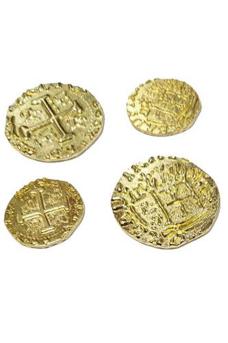 Mønt (metal 30mm) Guld.