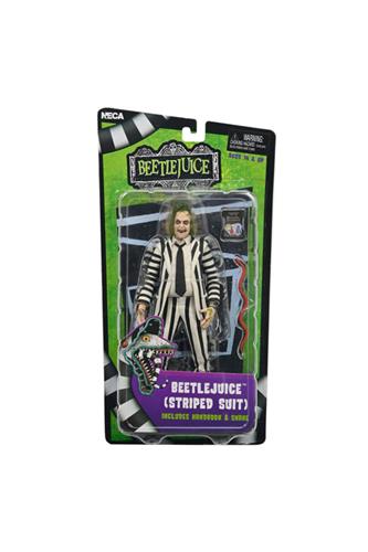 Beetlejuice Black and White Striped Suit 18 cm