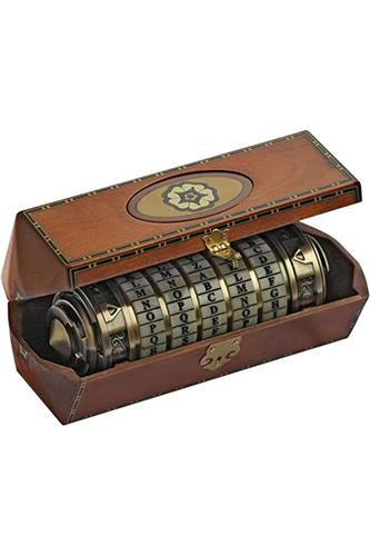 Cryptex Puzzle (Da Vinci Code) -GOLD COLOR-! – Puzzle Box World