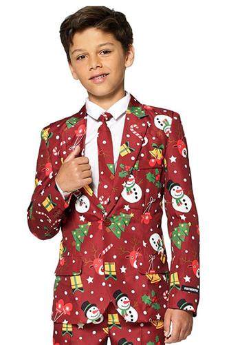 Suitmeister - Christmas Red Icons, Light Up , Tween