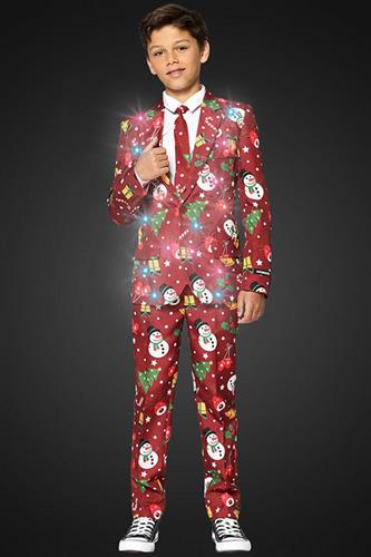 Suitmeister - Christmas Red Icons, Light Up , Tween