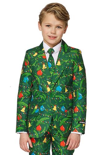Suitmeister - Christmas Green Tree, Light Up , Tween