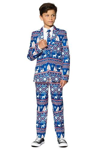 Suitmeister - Christmas Blue Nordic , Tween