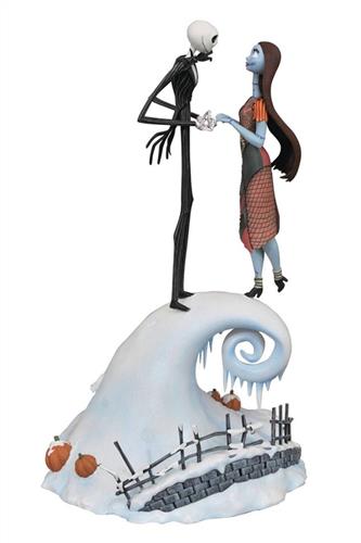 Nightmare Before Christmas Milestones Jack Sally Statue Faraos Webshop