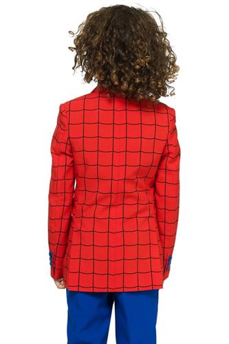 men's opposuits slim fit spider man suit & tie set