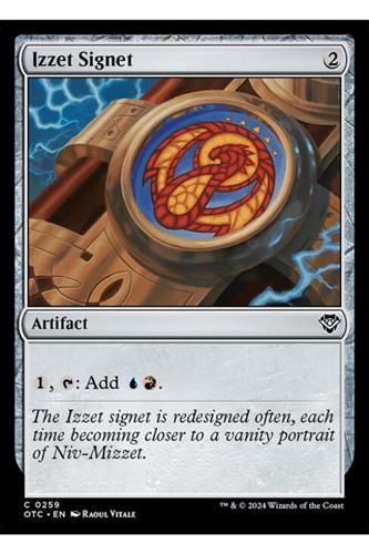 Izzet Signet - Outlaws of Thunder Junction Commander | Faraos Webshop