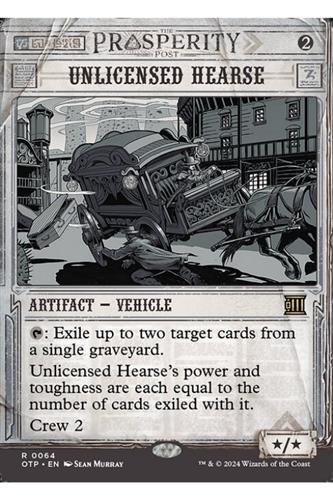 Unlicensed Hearse