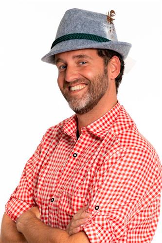 Bayern Hat, Grå Bayern Hat, Grå