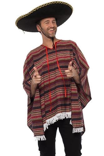 Vævet Poncho Deluxe