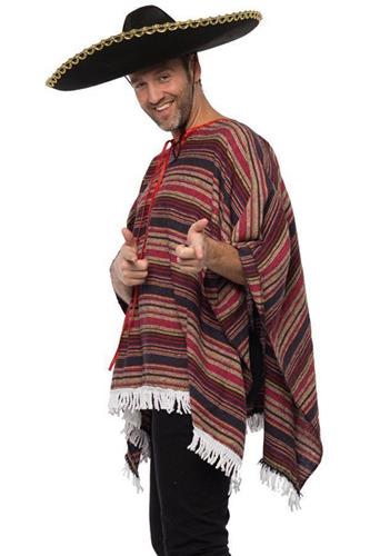 Vævet Poncho Deluxe