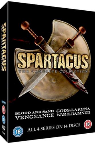 Spartacus Series 1 to 4 Complete Collection DVD - Platform ...