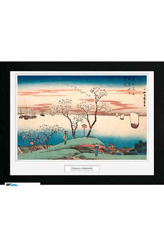 Hiroshige - Cherry Blossom At Gotenya Plakat i Ramme 30x40cm