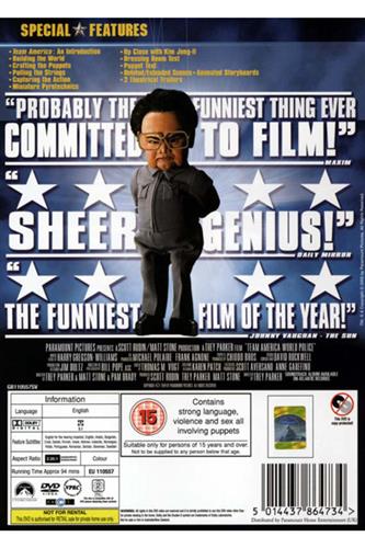 Team America - World Police DVD Team America - World Police DVD