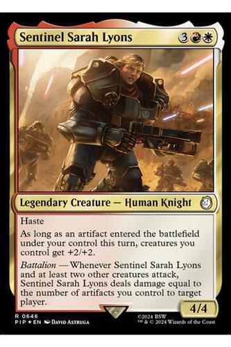 Sentinel Sarah Lyons - Fallout | Faraos Webshop