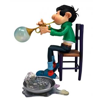 Statue: Vakse Viggo med trompet