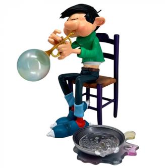 Statue: Vakse Viggo med trompet