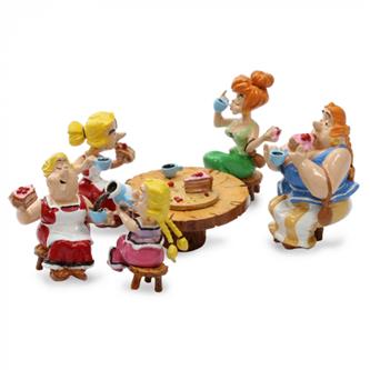Tinfigur: Asterix & Obelix theselskab