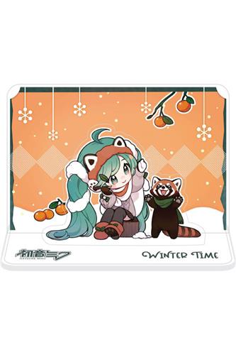 Hatsune Miku - Miku and Red Panda (Winter Time) Akryl Stander 11cm