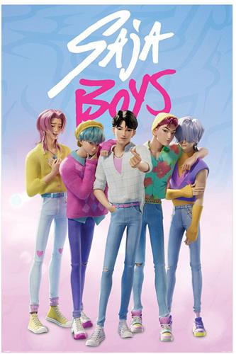 K-Pop Demon Hunters - Saja Boys Plakat 61x91cm